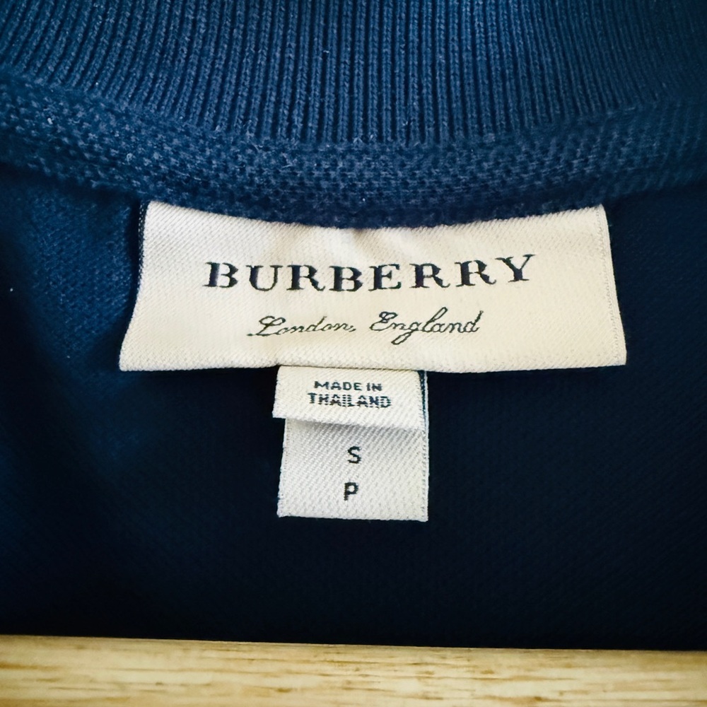 Burberry Men's Navy Polo Shirt - Picture 5 of 6